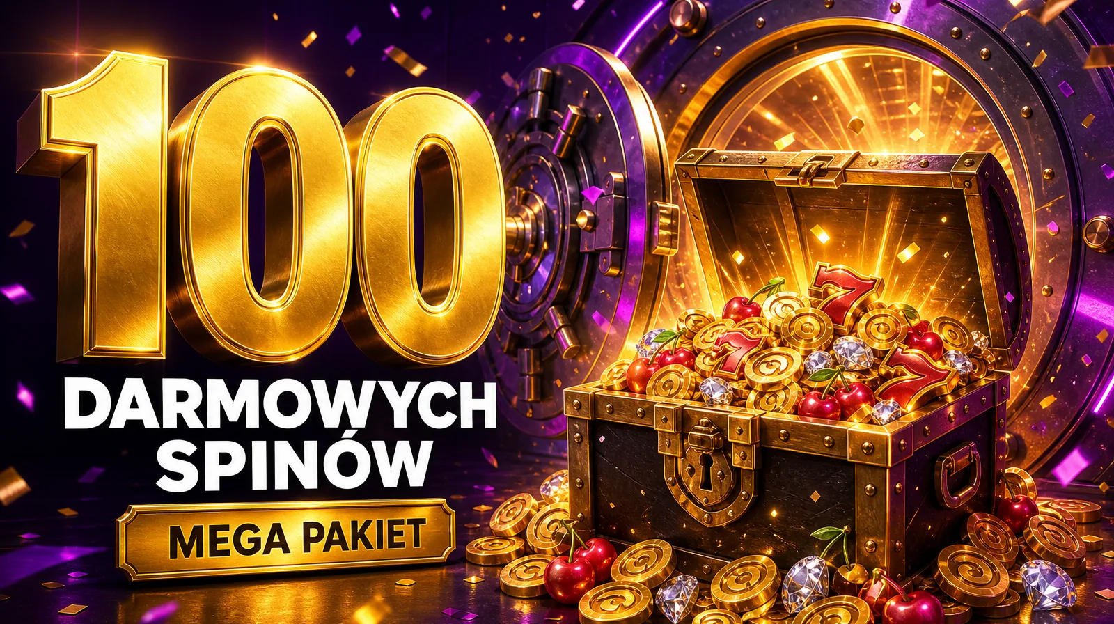 100 darmowych spinów
